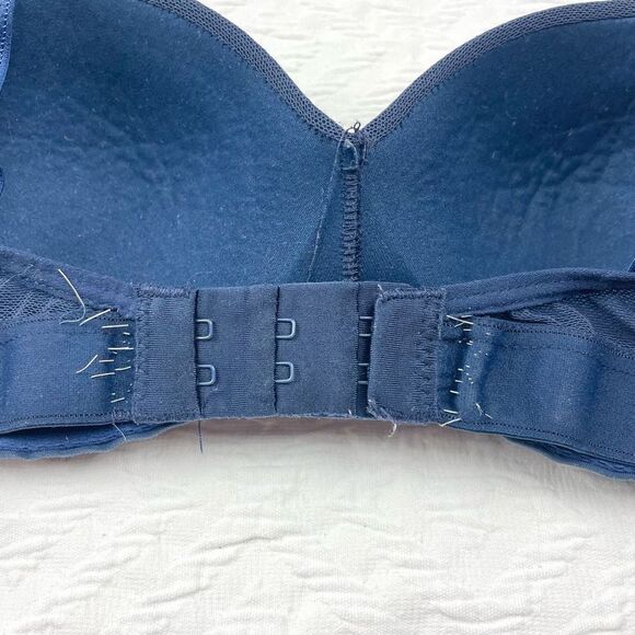BUY 1 GET 1 FREE Secret Treasures 34B dark navy blue demi comfortable every day - Picture 8 of 9